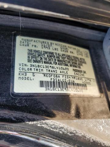 Photo 10 from auction – 2008 NISSAN VERSA S with VIN 3N1BC13E98L410620
