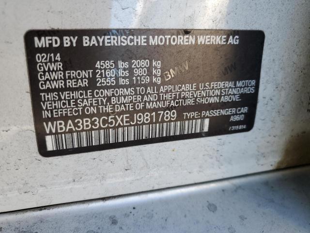 Photo 10 from auction – 2014 BMW 328 XI with VIN WBA3B3C5XEJ981789