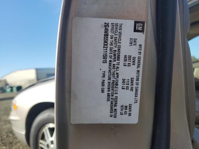 Photo 10 from auction – 2002 BUICK REGAL LS with VIN 2G4WB55KX21115915