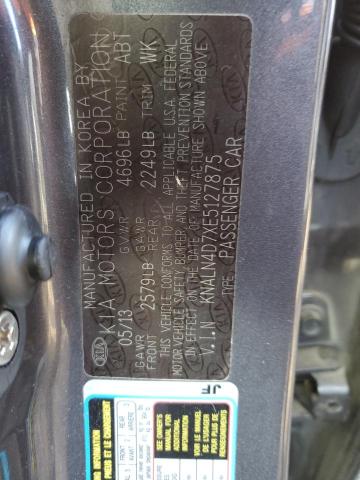 Photo 10 from auction – 2014 KIA CADENZA PR with VIN KNALN4D7XE5127875