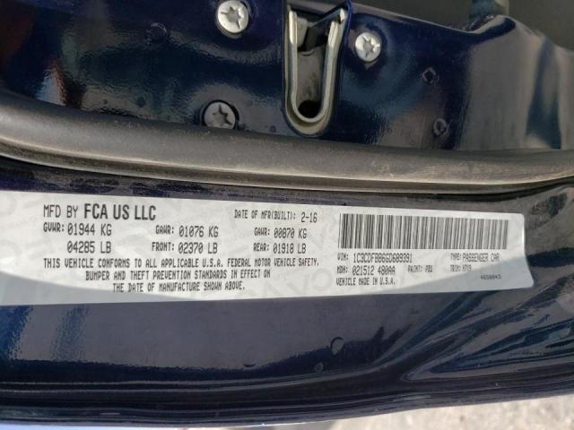 Photo 10 from auction – 2016 DODGE DART SXT with VIN 1C3CDFBB6GD689391