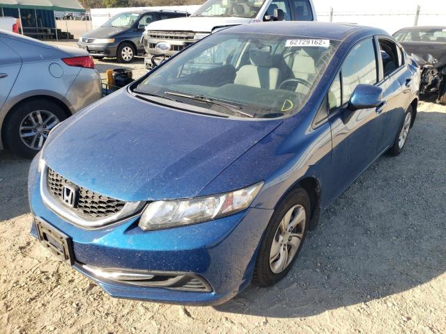 Photo 2 from auction – 2013 HONDA CIVIC LX with VIN 19XFB2F53DE218370