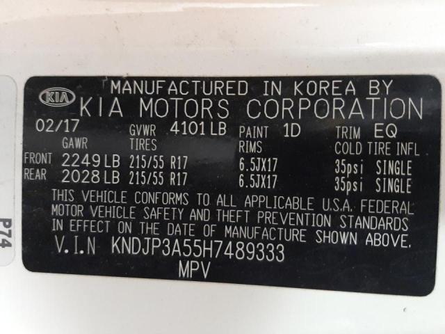 Photo 10 from auction – 2017 KIA SOUL + with VIN KNDJP3A55H7489333
