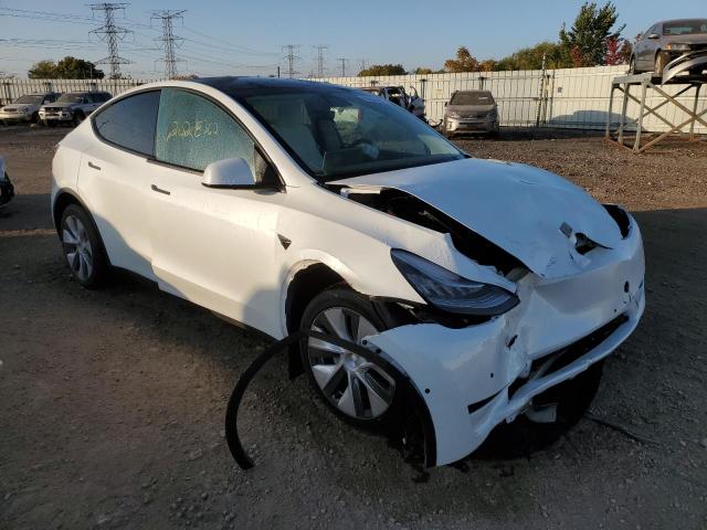 TESLA MODEL Y 2022 with VIN 7SAYGDEE6NF355518 - Photo from auction