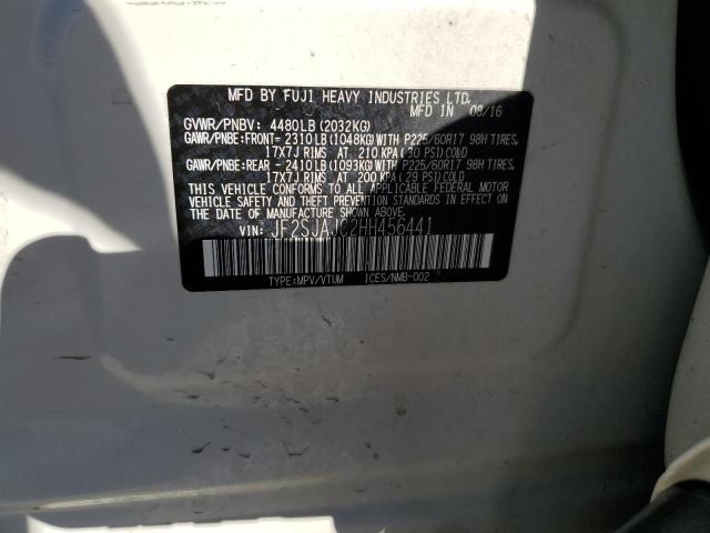 Photo 10 from auction – 2017 SUBARU FORESTER 2 with VIN JF2SJAJC2HH456441