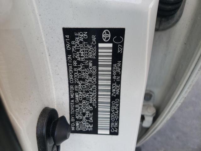 Photo 10 from auction – 2015 TOYOTA PRIUS with VIN JTDKN3DU3F0407828