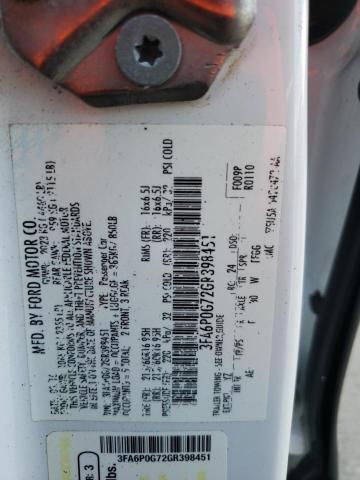 Photo 10 from auction – 2016 FORD FUSION S with VIN 3FA6P0G72GR398451