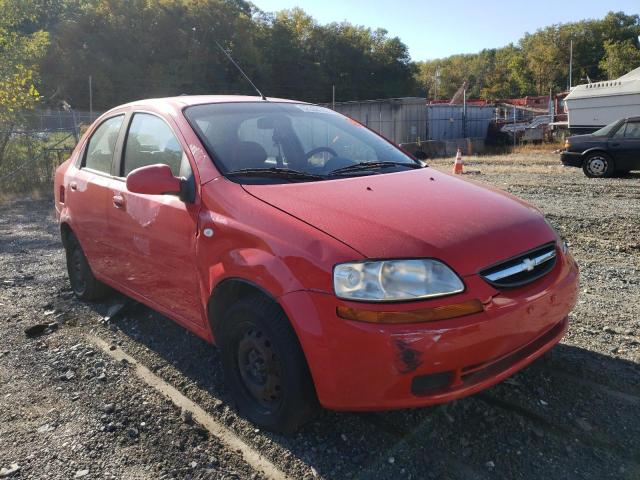CHEVROLET AVEO BASE 2005 with VIN KL1TD52635B457565 - Photo from auction