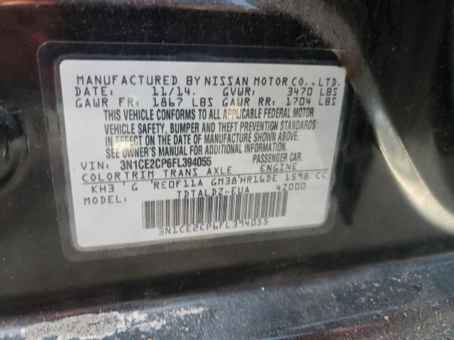 Photo 10 from auction – 2015 NISSAN VERSA NOTE with VIN 3N1CE2CP6FL394055
