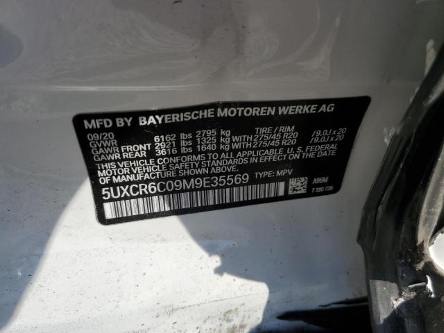 Photo 10 from auction – 2021 BMW X5 XDRIVE4 with VIN 5UXCR6C09M9E35569