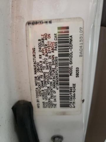 Photo 10 from auction – 2000 TOYOTA CAMRY CE with VIN 4T1BG22K6YU759069