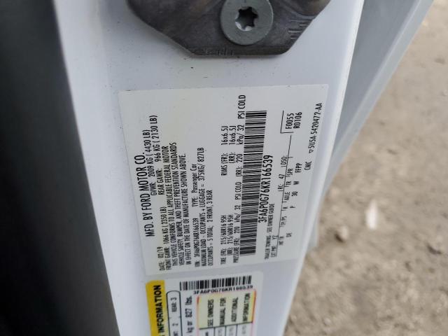 Photo 10 from auction – 2019 FORD FUSION S with VIN 3FA6P0G76KR166539