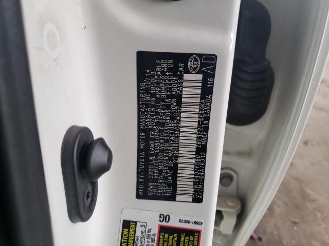 Photo 10 from auction – 2015 TOYOTA COROLLA L with VIN 2T1BURHE5FC274357