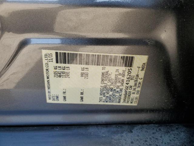 Photo 10 from auction – 2016 NISSAN MAXIMA 3.5 with VIN 1N4AA6AP5GC416205