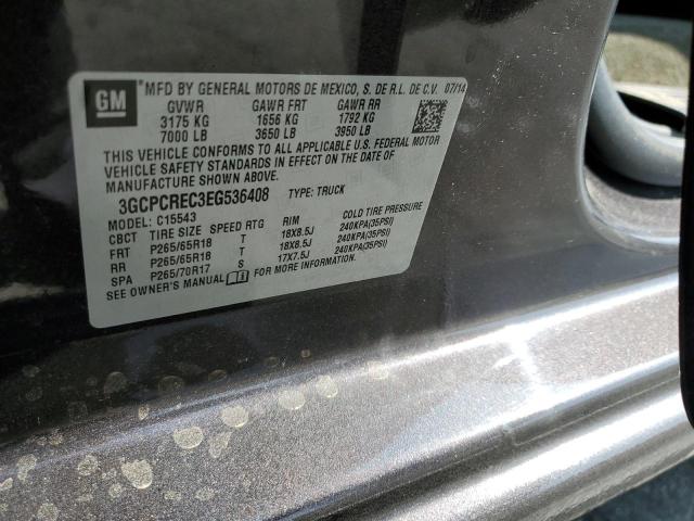 Photo 10 from auction – 2014 CHEVROLET SILVERADO with VIN 3GCPCREC3EG536408