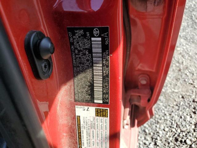Photo 10 from auction – 2007 TOYOTA PRIUS with VIN JTDKB20UX77672344