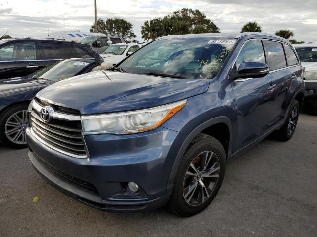 Photo 2 from auction – 2016 TOYOTA HIGHLANDER with VIN 5TDKKRFHXGS162889