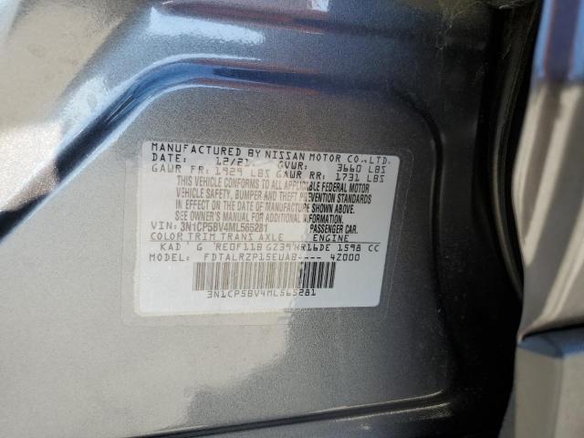 Photo 10 from auction – 2021 NISSAN KICKS S with VIN 3N1CP5BV4ML565281