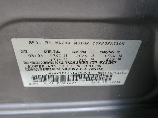 Photo 10 from auction – 2006 MAZDA 3 I with VIN JM1BK32F161498850