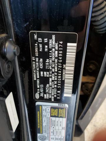 Photo 10 from auction – 2015 KIA OPTIMA EX with VIN 5XXGN4A78FG496174