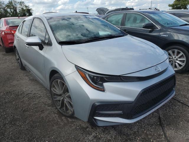 TOYOTA COROLLA SE 2021 with VIN 5YFS4MCE6MP082114 - Photo from auction