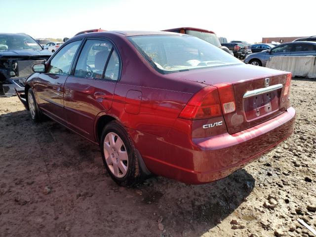 Photo 3 from auction – 2002 HONDA CIVIC EX with VIN 2HGES267X2H555232