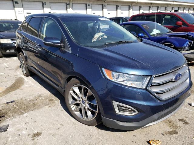 FORD EDGE TITAN 2017 with VIN 2FMPK4K99HBB42185 - Photo from auction