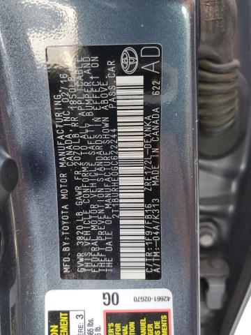 Photo 10 from auction – 2016 TOYOTA COROLLA L with VIN 2T1BURHE0GC622244