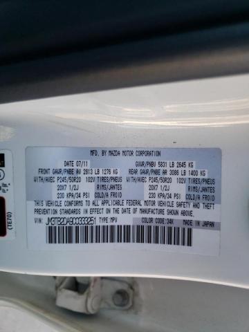 Photo 10 from auction – 2012 MAZDA CX-9 with VIN JM3TB2DA9C0333251