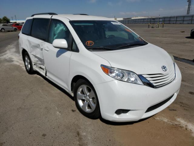 TOYOTA SIENNA LE 2017 with VIN 5TDKZ3DC9HS824351 - Photo from auction