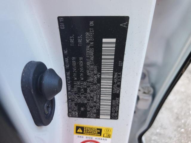 Photo 10 from auction – 2019 TOYOTA HIGHLANDER with VIN 5TDKZRFH4KS562158
