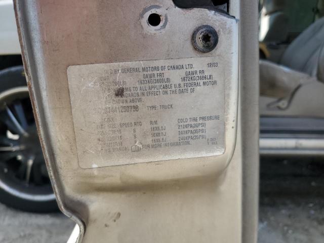 Photo 10 from auction – 2004 CHEVROLET SILVERADO with VIN 2GCEC19T441250738