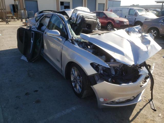 FORD FUSION SE 2017 with VIN 3FA6P0PU6HR329902 - Photo from auction