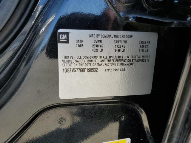 Photo 10 from auction – 2008 SATURN AURA XR with VIN 1G8ZV57768F198532