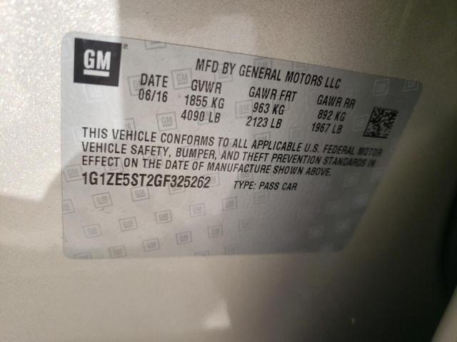 Photo 10 from auction – 2016 CHEVROLET MALIBU LT with VIN 1G1ZE5ST2GF325262