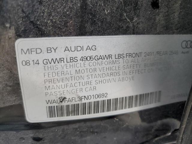 Photo 10 from auction – 2015 AUDI A4 PREMIUM with VIN WAUFFAFL3FN010692
