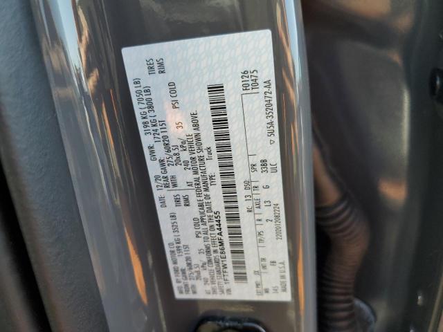 Photo 10 from auction – 2021 FORD F150 SUPER with VIN 1FTFW1E86MFA44455