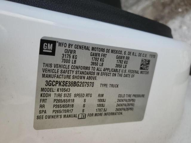 Photo 10 from auction – 2011 CHEVROLET SILVERADO with VIN 3GCPKSE38BG207970
