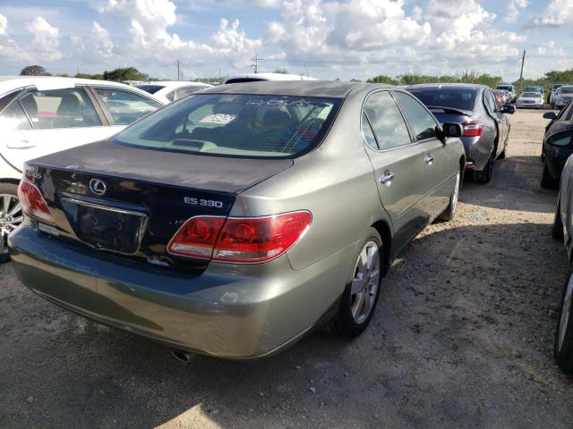 Photo 4 from auction – 2005 LEXUS ES 330 with VIN JTHBA30G455066337