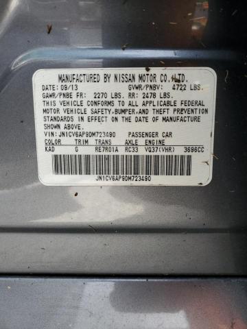 Photo 10 from auction – 2013 INFINITI G37 BASE with VIN JN1CV6AP9DM723490