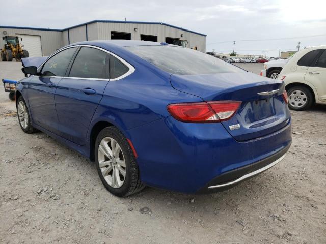 Photo 3 from auction – 2015 CHRYSLER 200 LIMITE with VIN 1C3CCCAB3FN543445