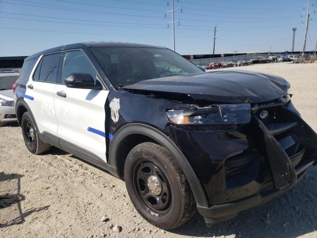 FORD EXPLORER P 2021 with VIN 1FM5K8AB3MGA19763 - Photo from auction