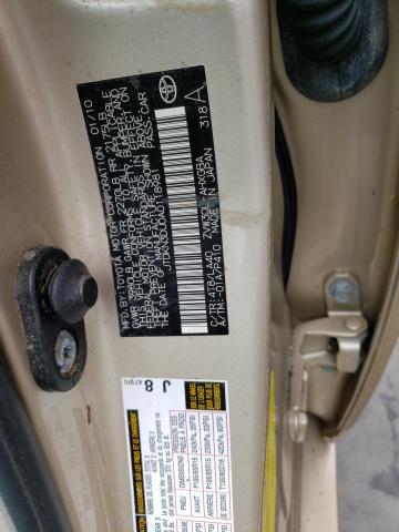 Photo 10 from auction – 2010 TOYOTA PRIUS with VIN JTDKN3DU0A0118981
