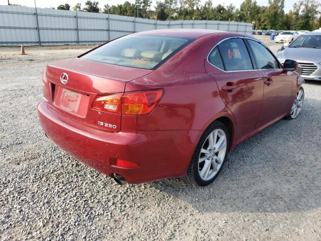 Photo 4 from auction – 2006 LEXUS IS 250 with VIN JTHBK262962016510