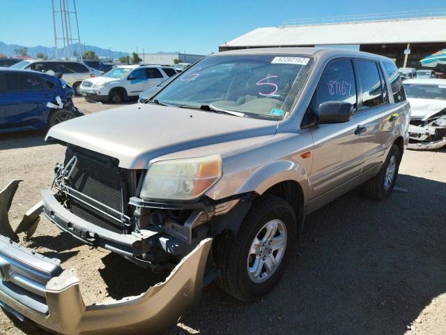 Photo 2 from auction – 2006 HONDA PILOT LX with VIN 5FNYF28196B034152