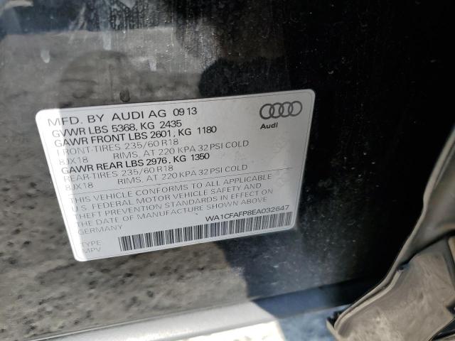 Photo 10 from auction – 2014 AUDI Q5 PREMIUM with VIN WA1CFAFP8EA032647