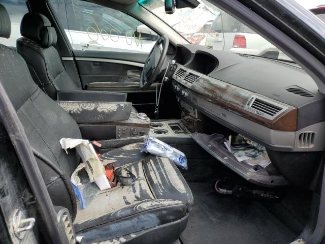 Photo 5 from auction – 2007 BMW 750 with VIN WBAHN83597DT72186