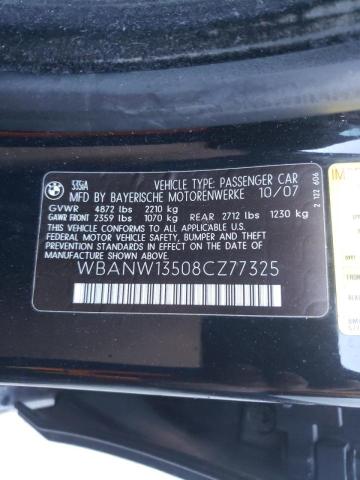 Photo 10 from auction – 2008 BMW 535 I with VIN WBANW13508CZ77325
