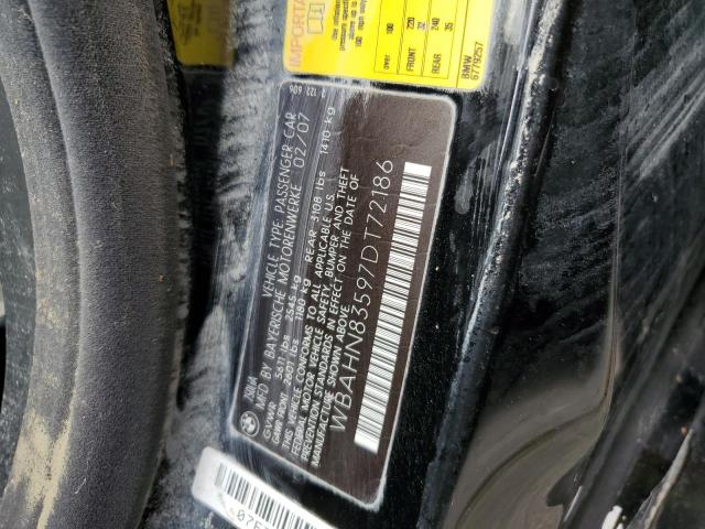 Photo 10 from auction – 2007 BMW 750 with VIN WBAHN83597DT72186
