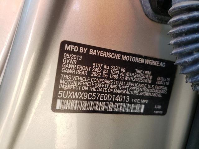 Photo 10 from auction – 2014 BMW X3 XDRIVE2 with VIN 5UXWX9C57E0D14013